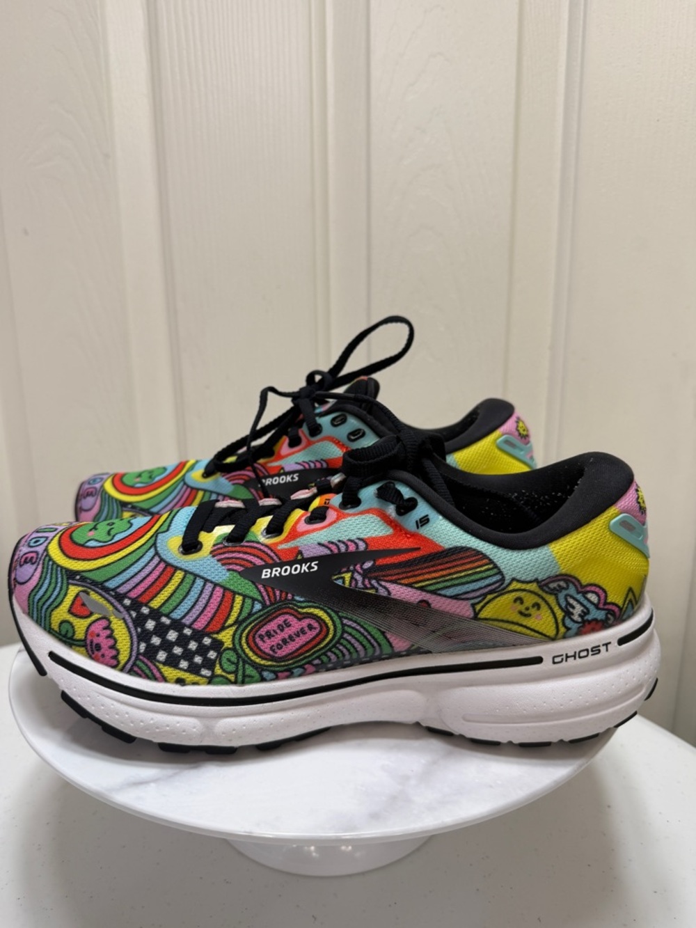 Brooks Ghost 15 Run Proud Rainbow Pride size 8 - Picture 5 of 10